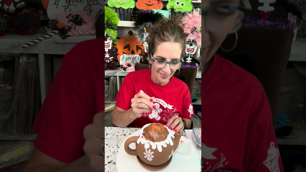 Gingerbread Teapot Fake Bake