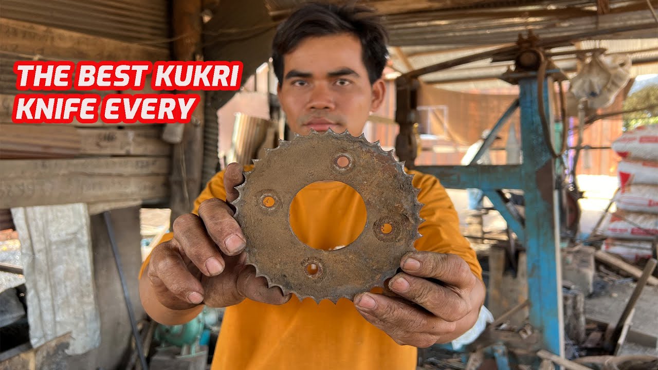 HOW TO MAKE KNIFE FROM SPROCKET.
