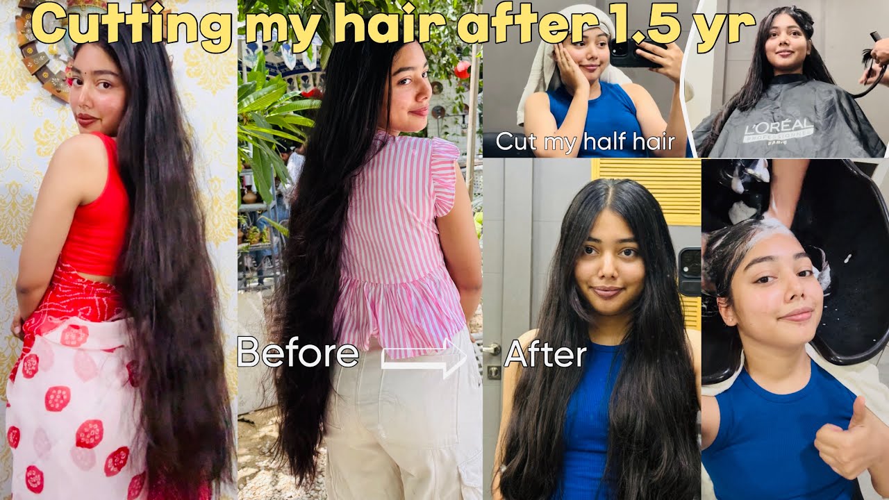 1.5 Saal bad liya haircut mummy hui gussa, Shocked- aadhe Baal katwa diye |  Reaction, shocked, fun