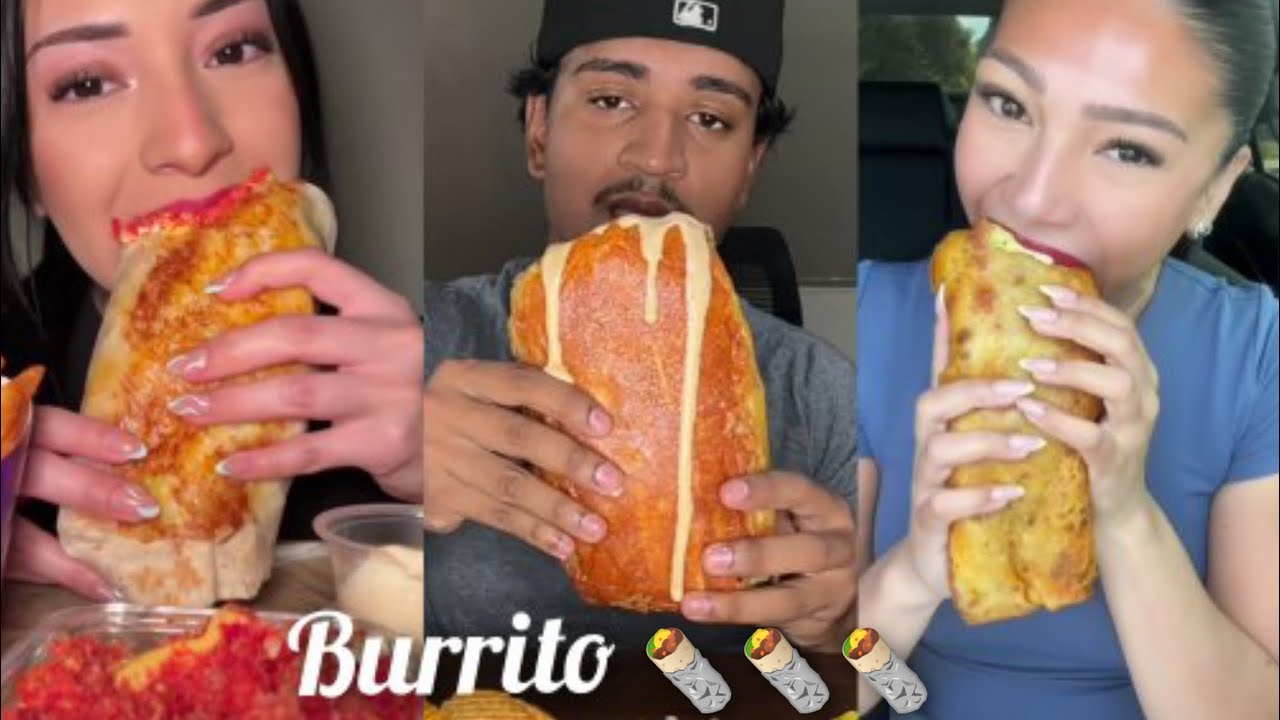 Mukbang burrito✨🌯🌯🌯 ✨