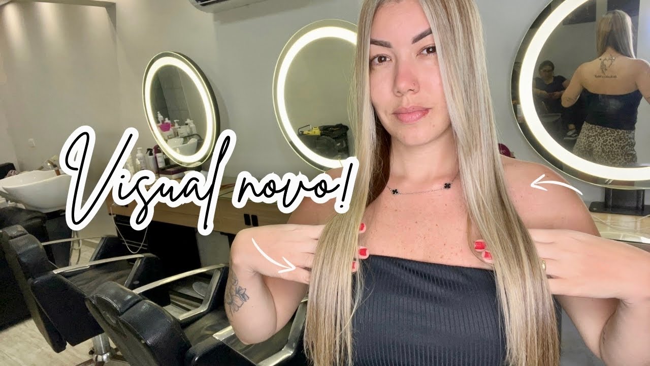 VLOG: MUDEI A COR DO MEU CABELO ! A transforma&ccedil;&atilde;o que eu precisava ✨