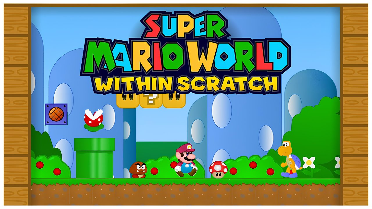 Super Mario World Remade On Scratch | Full Gameplay