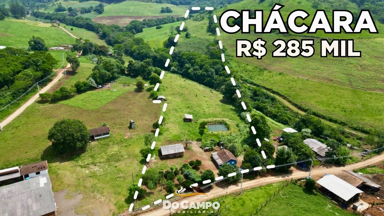CHÁCARA A VENDA EM SANTA CATARINA 4.1 HECTARES CASA FRUTAS RIO R$ 285 MIL