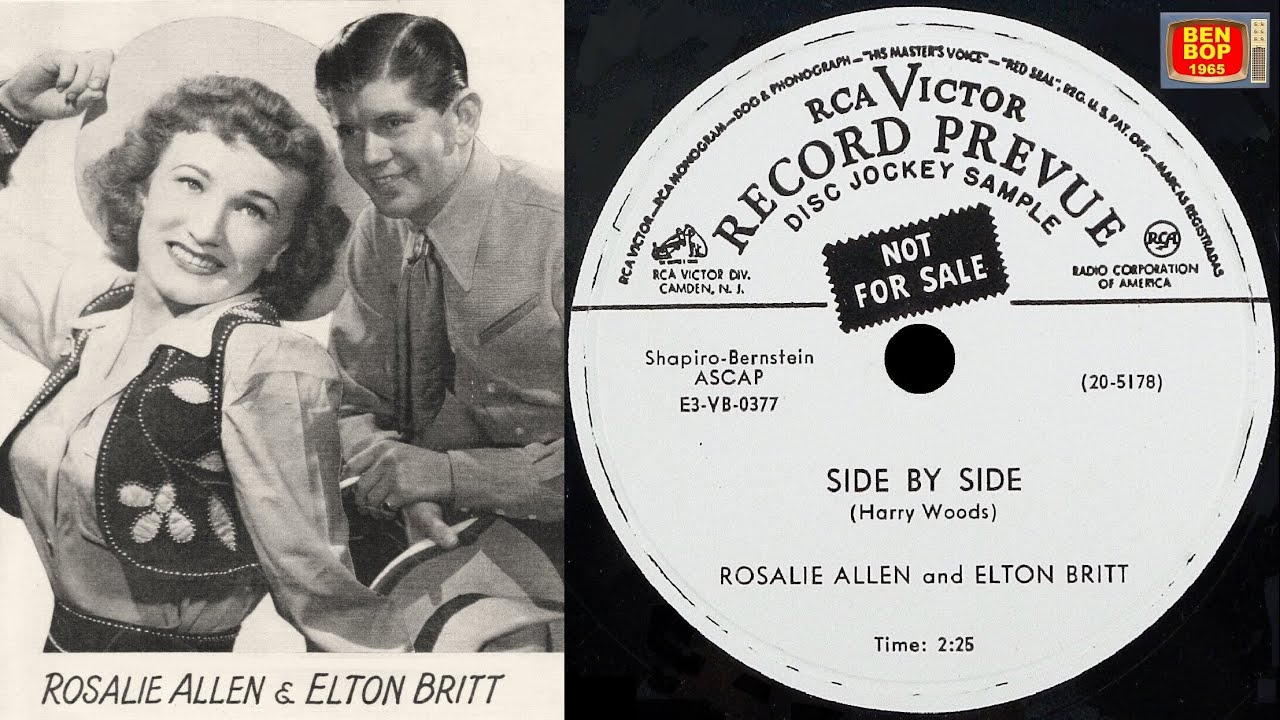 ELTON BRITT and ROSALIE ALLEN - Side By Side (1953)