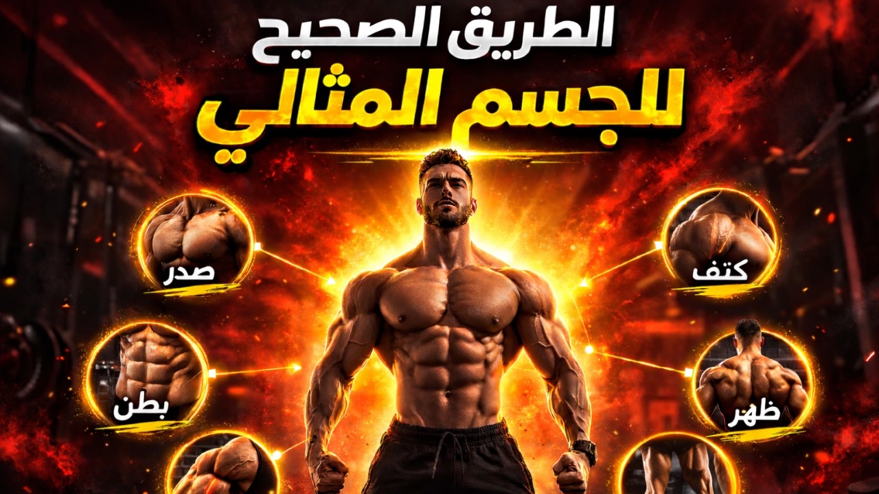الجسم المثالي للرجال نسبة الدهون المثالية، تضخيم العضلات، وأفضل خطة لبناء جسم رياضي طبيعي