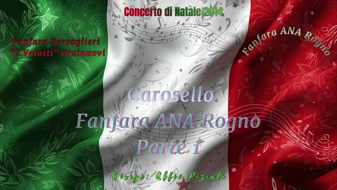 Fanfara ANA Rogno - Concerto di Natale 2014 - 12 - Carosello Rogno Parte 1