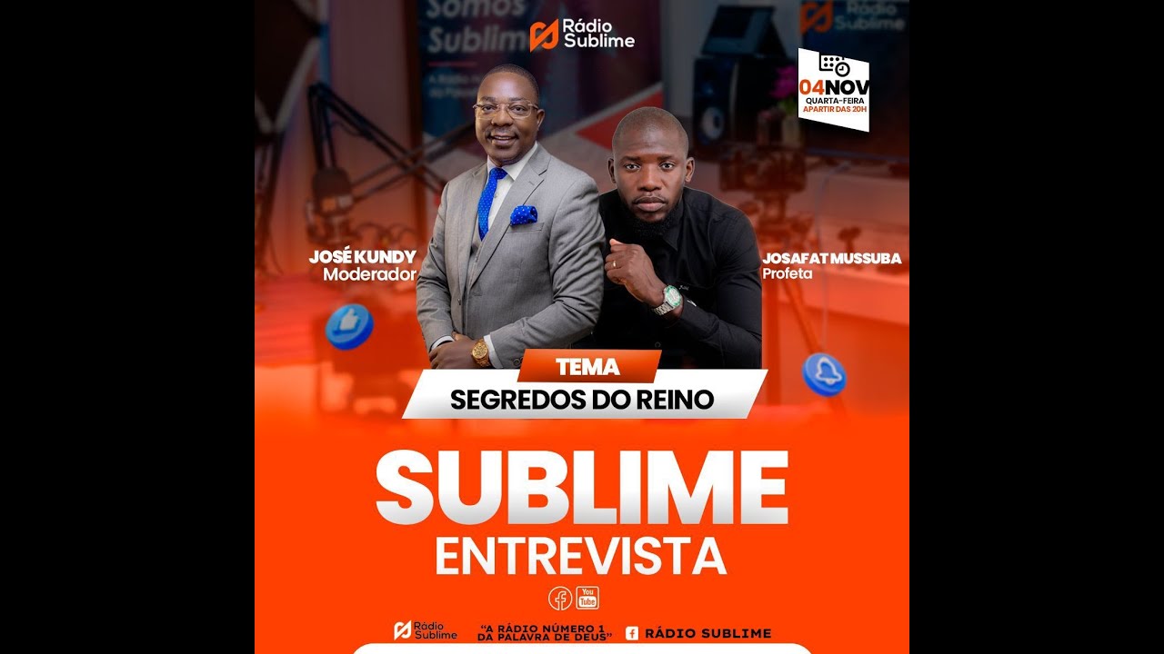 Sublime Entrevista com: Josafat Mussuba