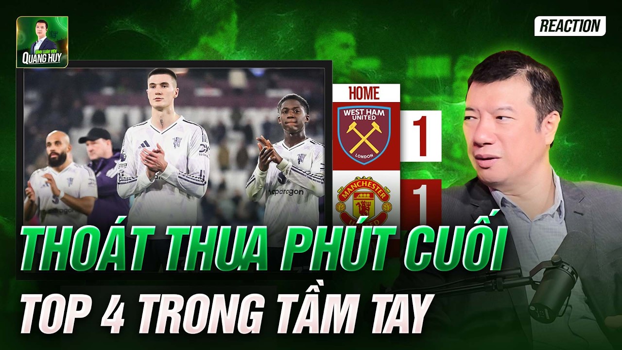 ❌ WEST HAM 1-1 MAN UNITED: QUỶ ĐỎ THOÁT THUA PHÚT CUỐI, CARRICK BẤT LỰC TRƯỚC ĐỘI PHÒNG NGỰ LÙI SÂU