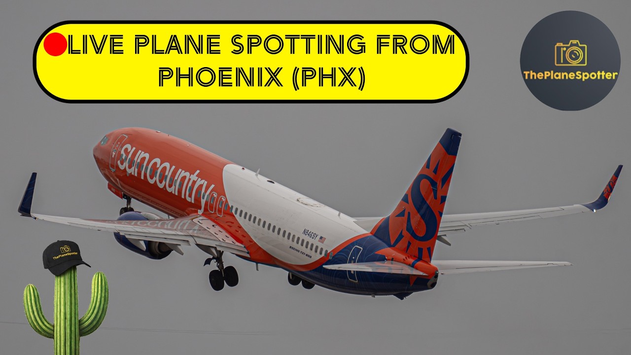 🔴LIVE Plane Spotting | Phoenix Sky Harbor International Airport (PHX) ✈️ | 2/16/26