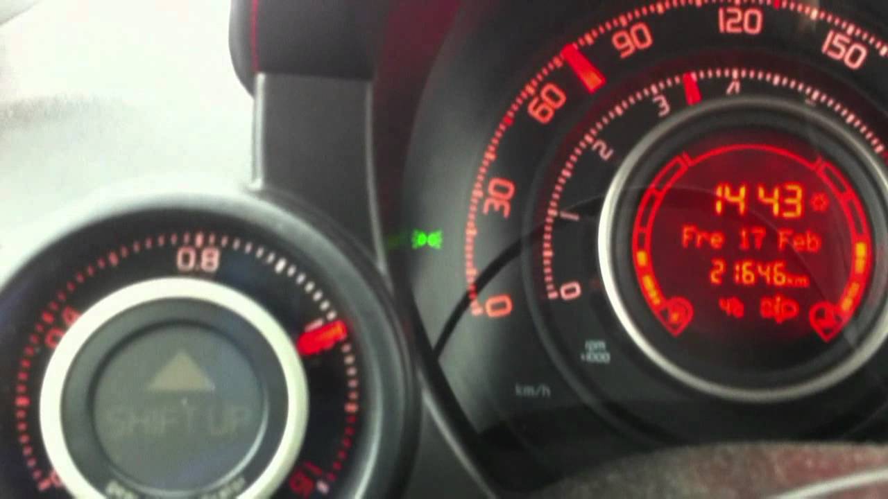 Ladedruck 500 Abarth mit und ohne Sport Taste powered by TT Chiptuning