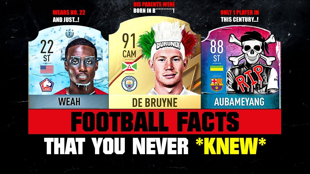 FOOTBALL FACTS You Never KNEW! 😱😵