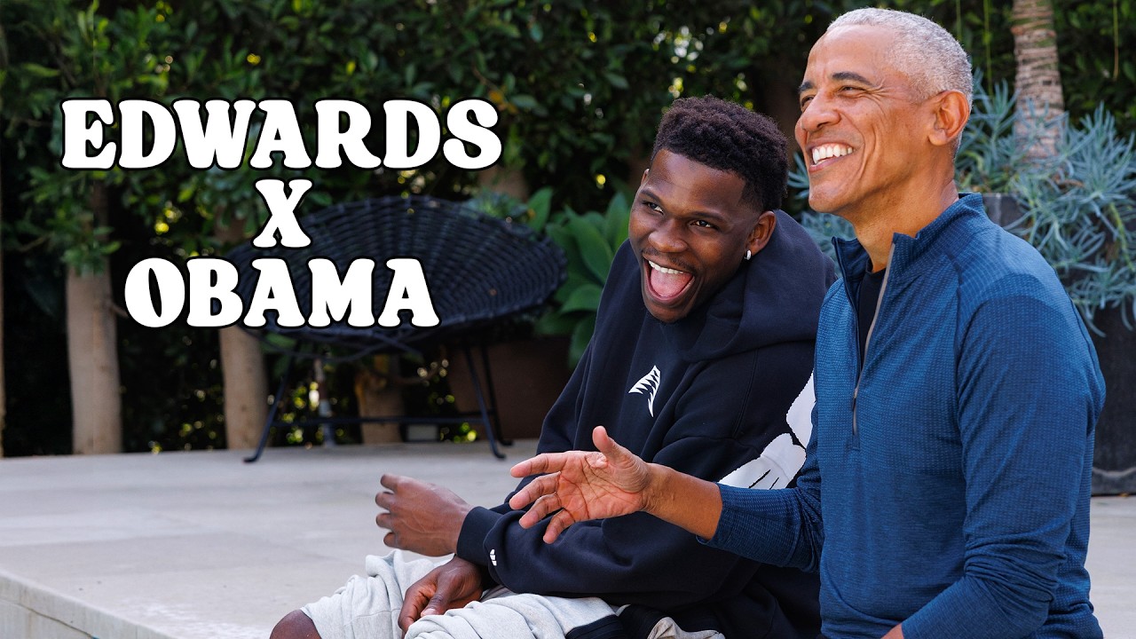I Went 1 v 1 With President Obama | Anthony Edwards