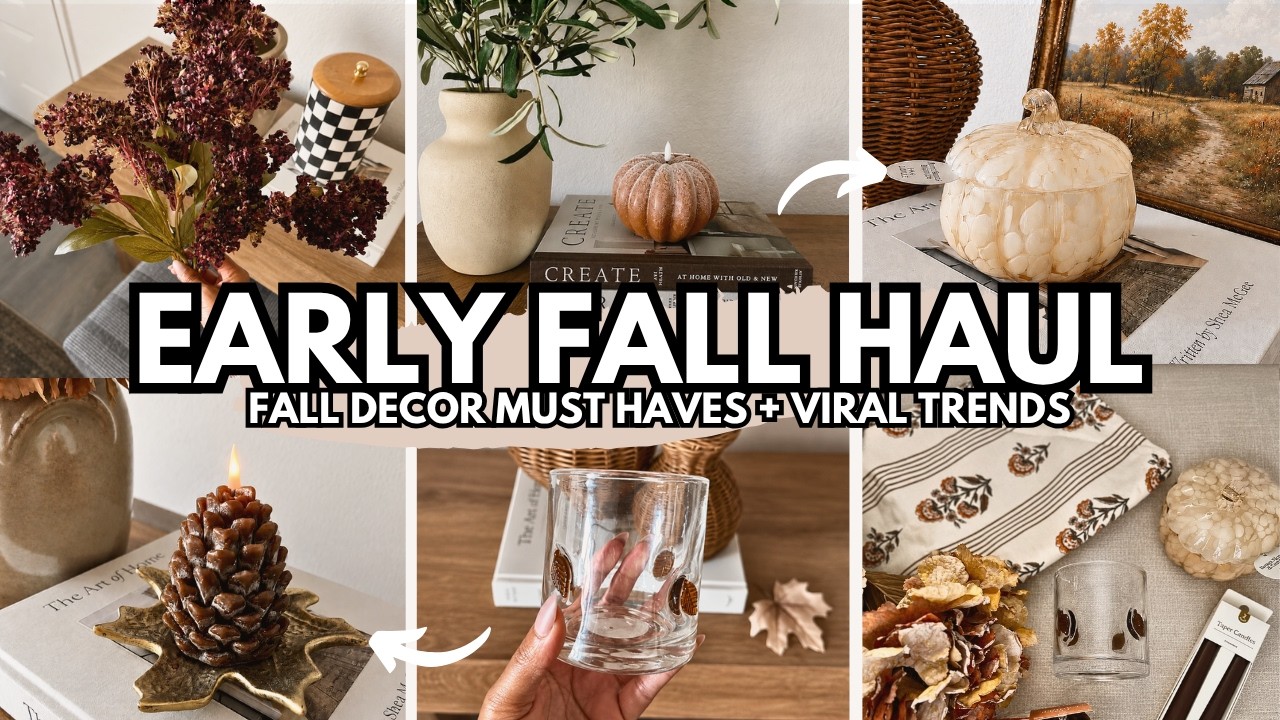 NEW! EARLY FALL DECOR HAUL🍂 | Fall Must Haves For 2026 | New Fall Trends