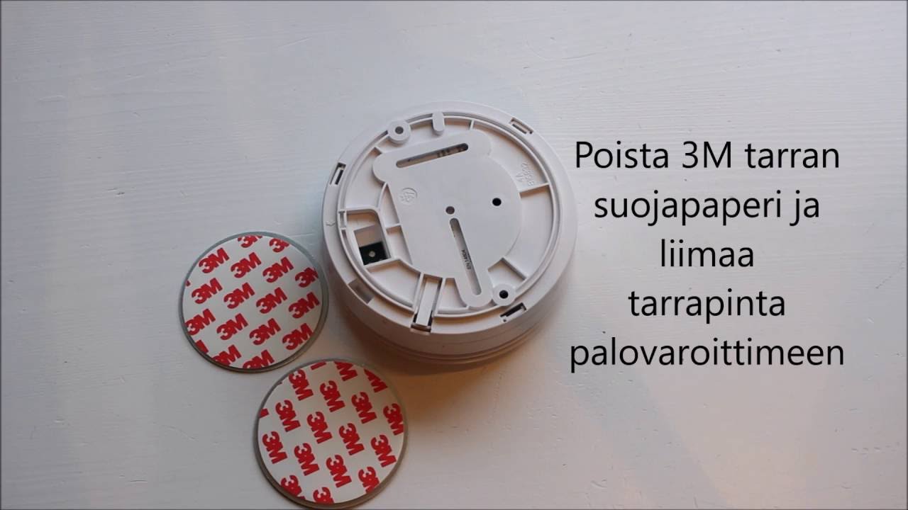 Palovaroittimen kiinnitys