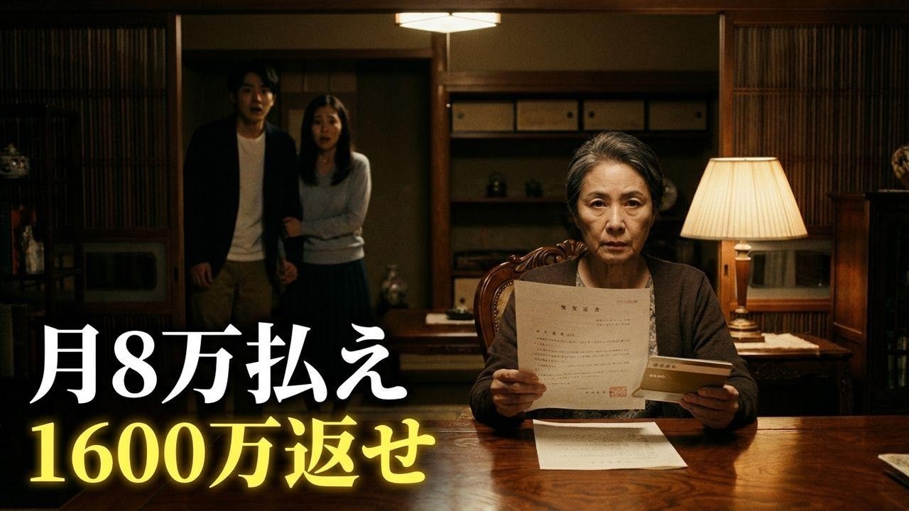 「もう会わない。月8万はよろしく」勝手な息子夫婦→全援助を停止し1600万返還請求した結果