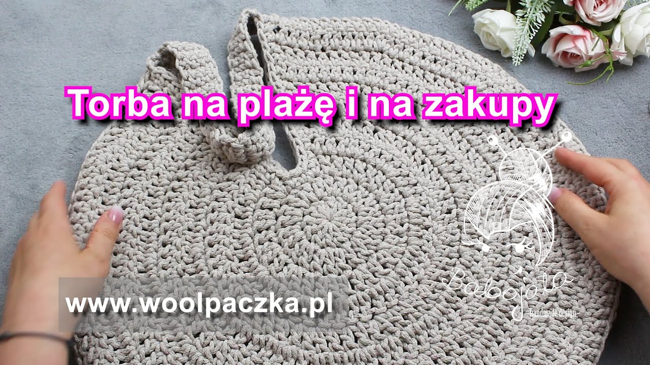 Torba na plażę i na zakupy