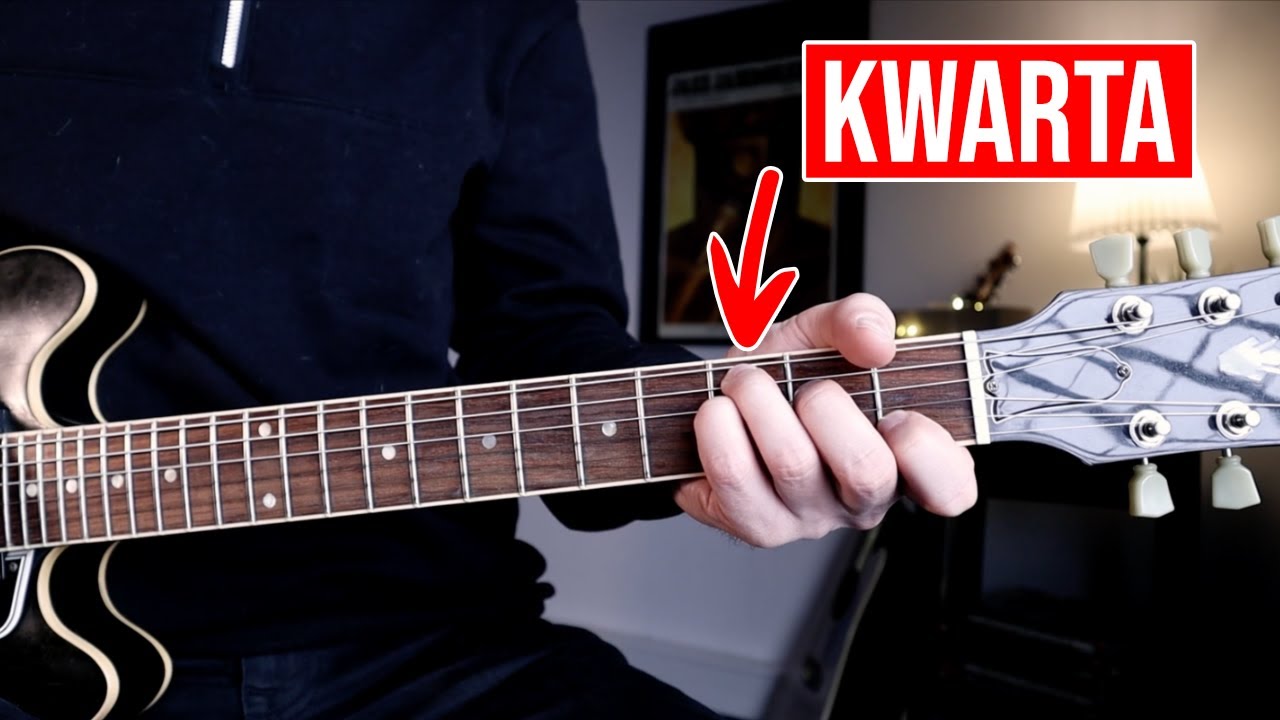 Ciekawsze akordy na gitarze? Wykorzystaj KWARTĘ 😲