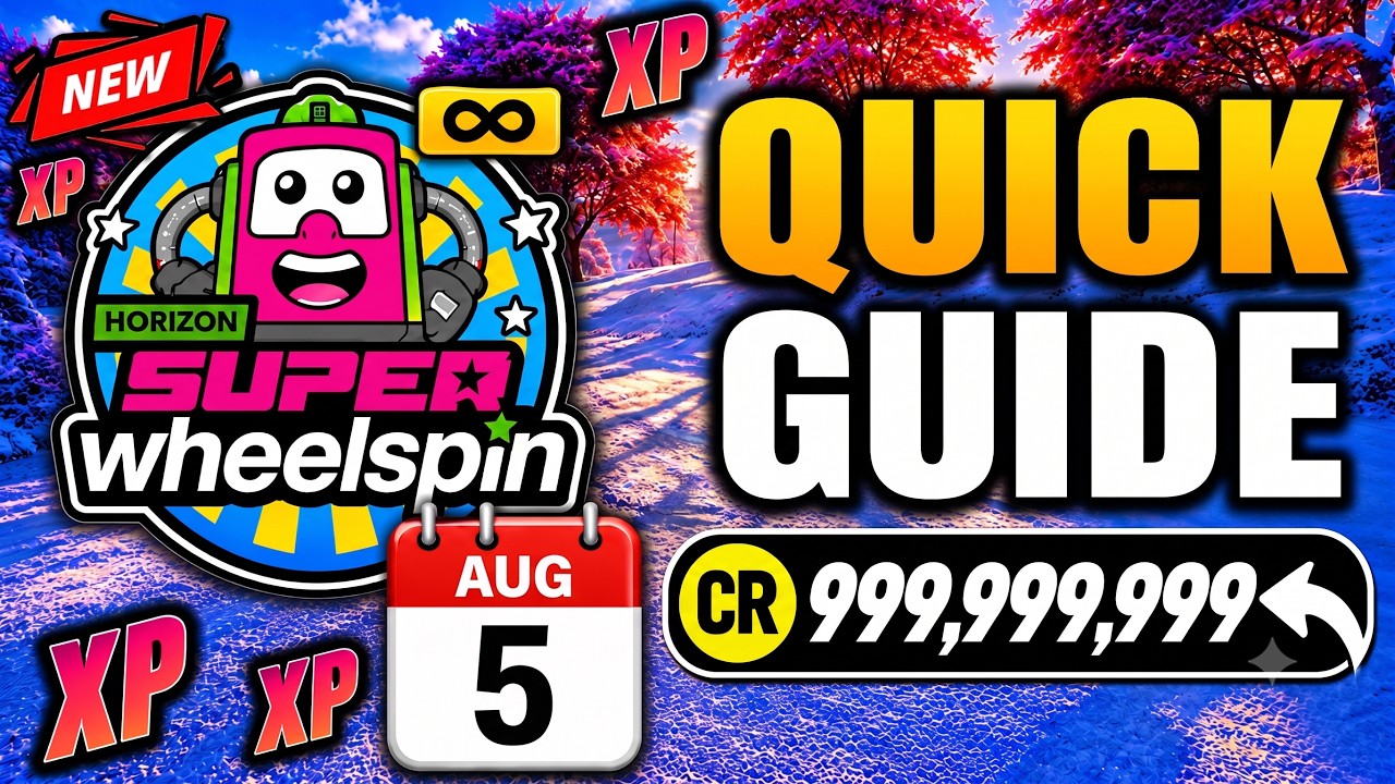 *NEW* AUG 5! ✅FULLY AFK Super Wheelspins Farm/Credits Farm Glitch FH6!..FH6 Glitches AFTER PATCH