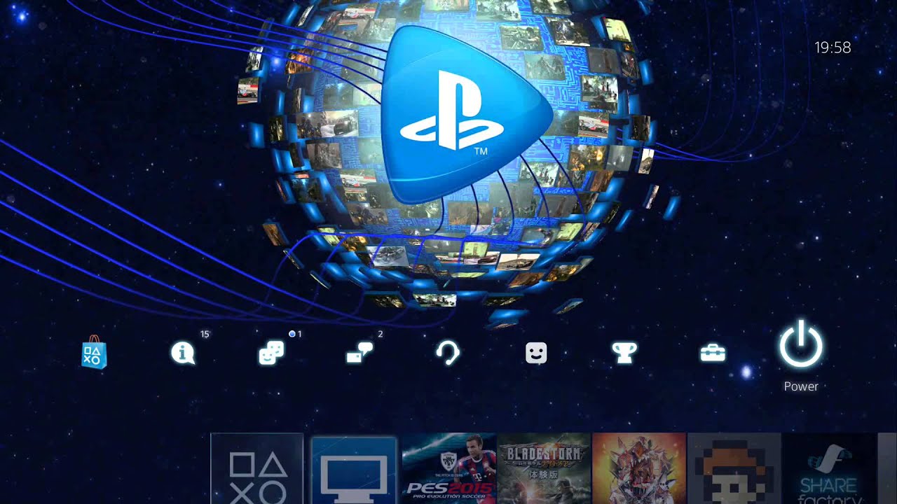 Playstation 4: Playstation Now Dynamic Theme Full