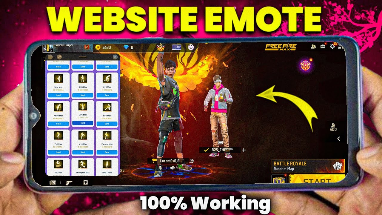 Free Fire Max Emote Website Test – 99% Working 