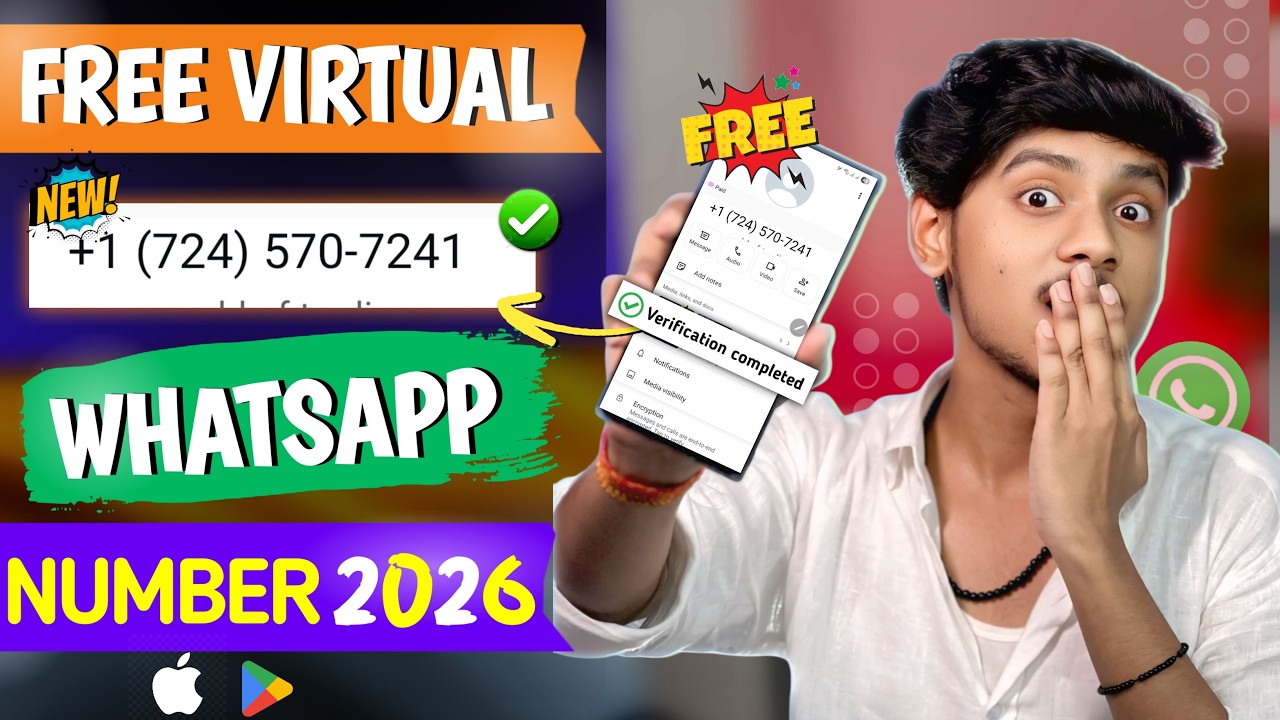🇨🇦 Get Free USA Whatsapp Number !! बिना Sim के Whatsapp चलाएं | Fake WhatsApp Number Kaise Banaye