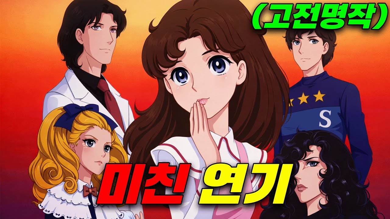 😭✨ 이게 진짜 명작이다… ⚡순정만화 전설의 시작 🎭유리가면🔴 (애니리뷰)(결말포함)(애니리뷰)(결말포함)