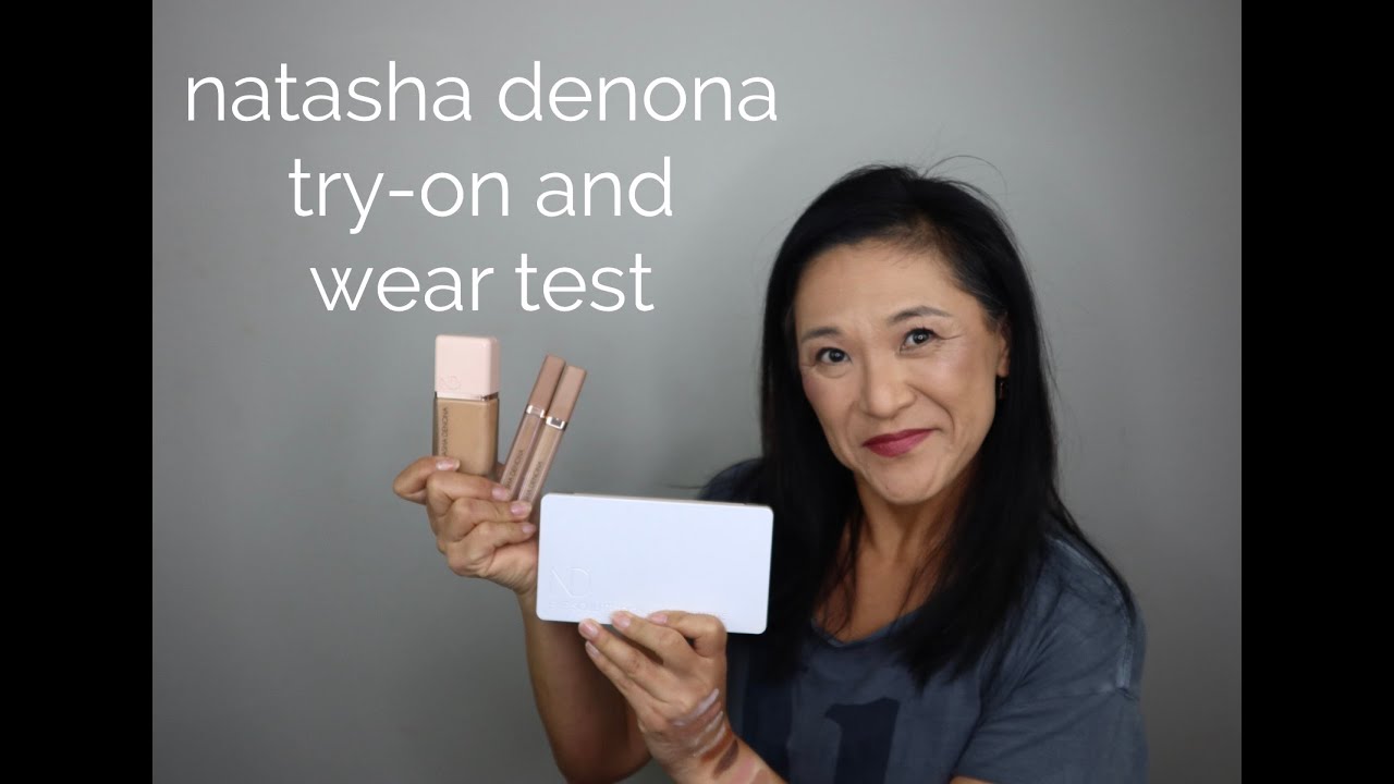 NATASAHA DENONA try on and wear test on mature, oily skin