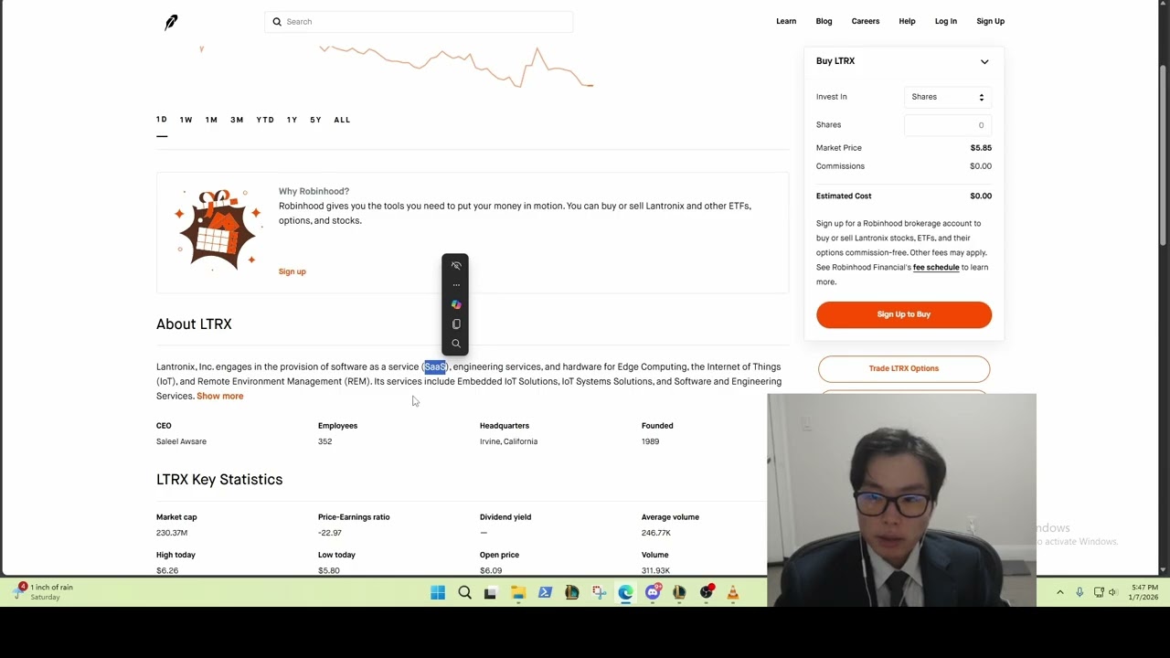 I SOLD $BZAI (Blaize Holdings) AND BOUGHT $LTRX (Lantronix)