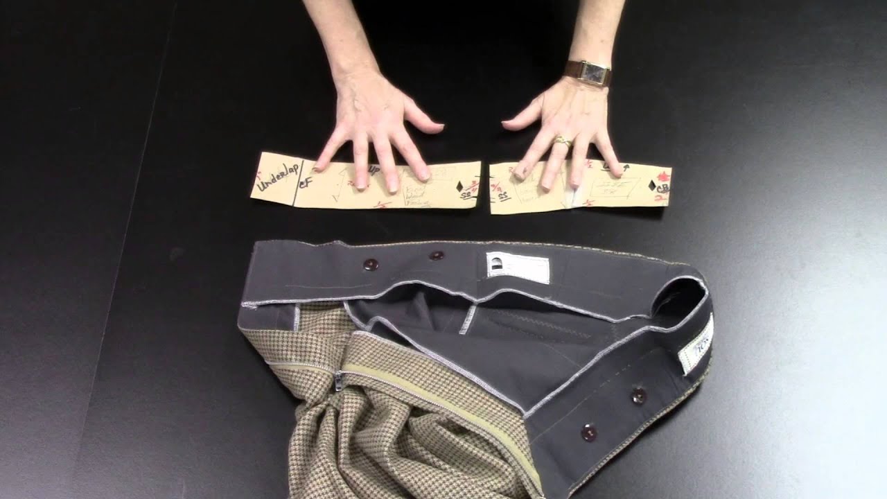 How to Construct the Hollywood Trouser Waist