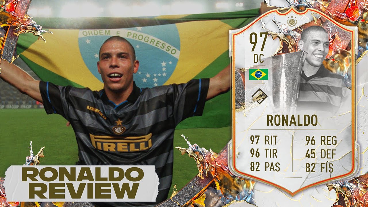 ¡CARTAZA! 😍 97 RONALDO NAZARIO FIFA 23 ICONO TROPHY TITANS REVIEW