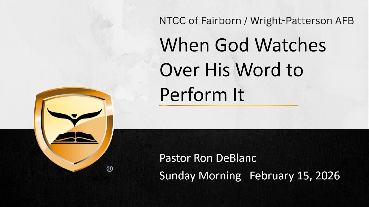 When God Watches Over His Word To Perform It