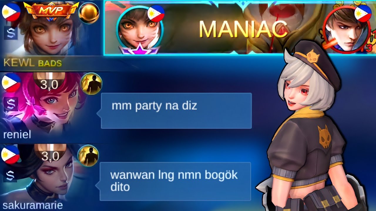 MARKSMAN PARTY? NO PROBLEM😁 | GLOBAL WANWAN | SOLO RANK MYTHIC | MLBB
