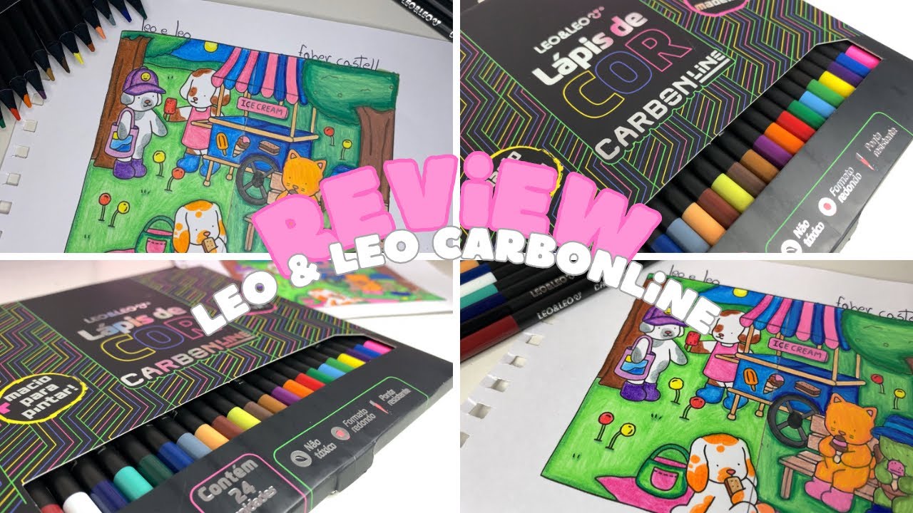 🖍️ REVIEW : leo & leo carbon line, é realmente bom? | leo & leo VS faber castell