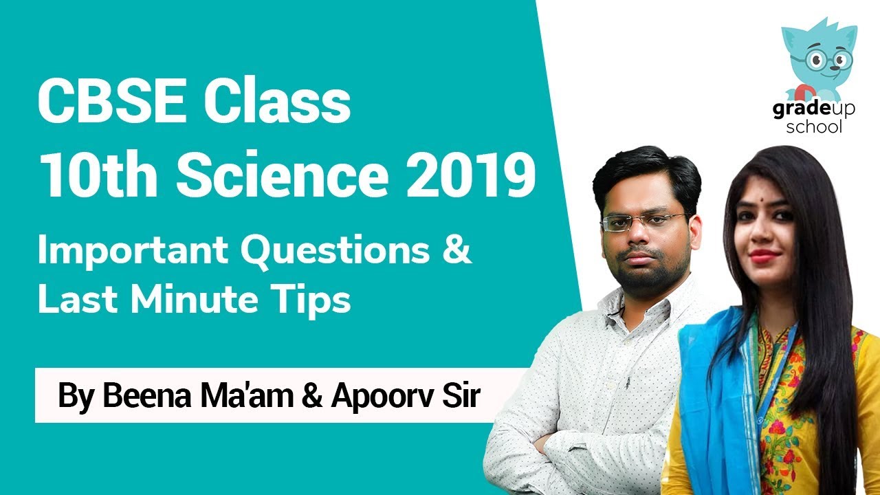 CBSE Class 10 Science Most Important Questions & Last Minute Tips