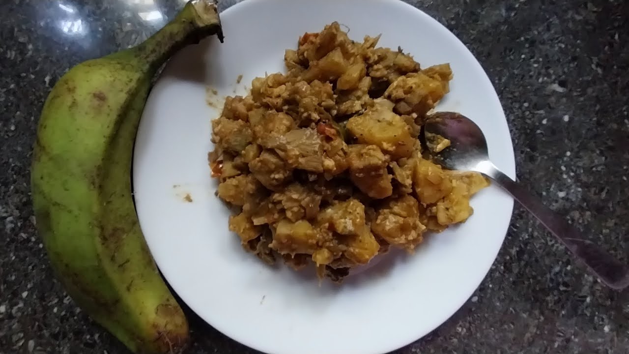 ಬಾಳೆಕಾಯಿ ಪಲ್ಯ ತಿನ್ನೋಕೆ ತುಂಬಾ ರುಚಿ 👌#kichen #cooking #