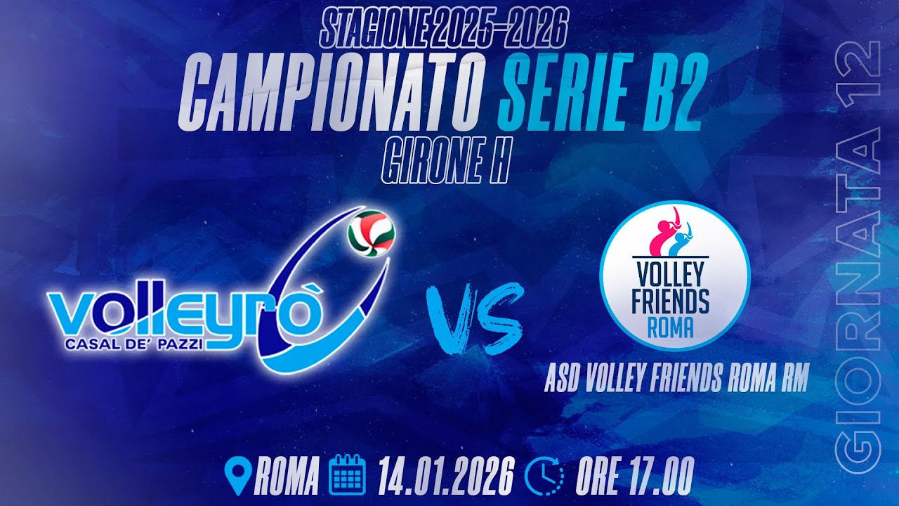 Serie B2 - Volleyrò vs VolleyFriends