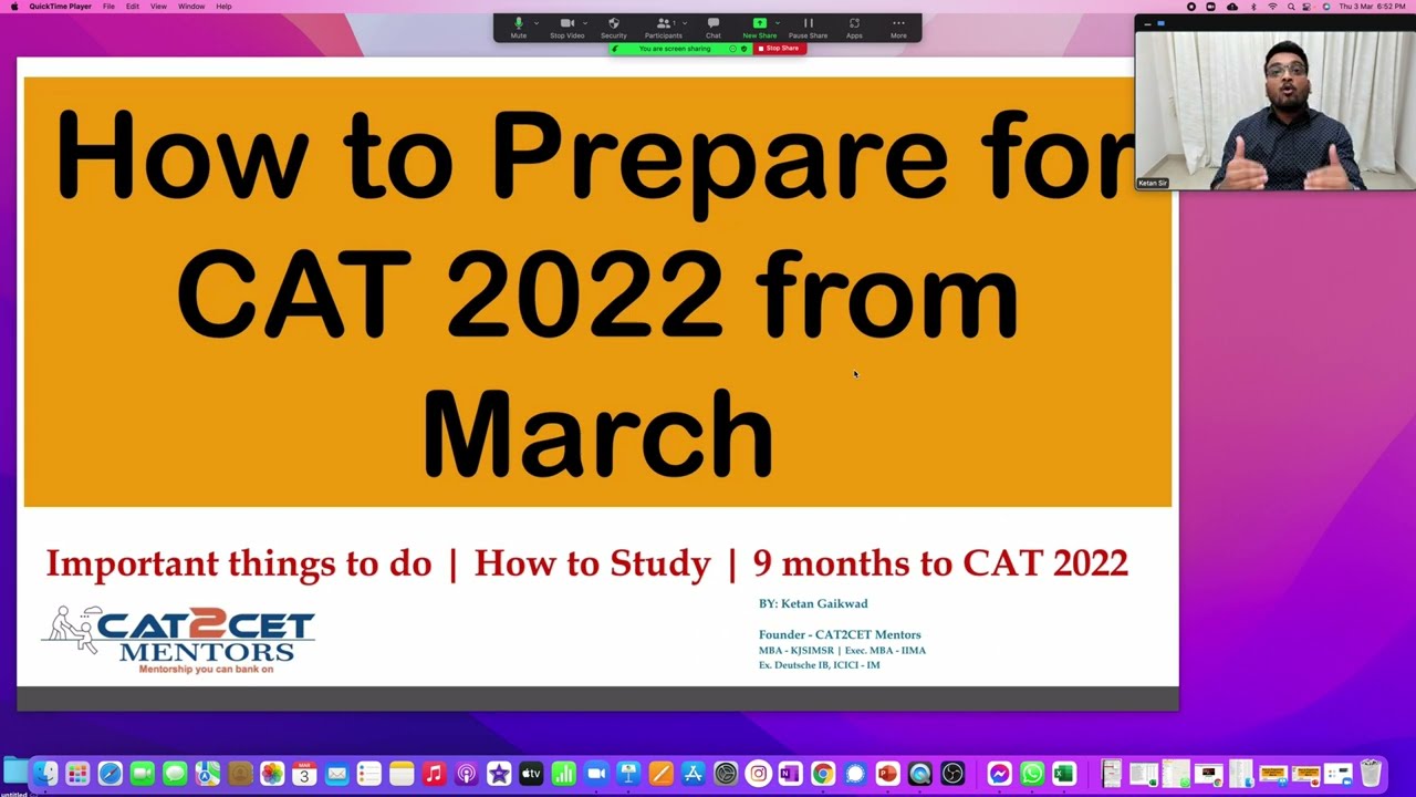 9 Months to CAT 2022 | Study Planning & Preparation Strategy | Target IIMs & Top 20 B-schools