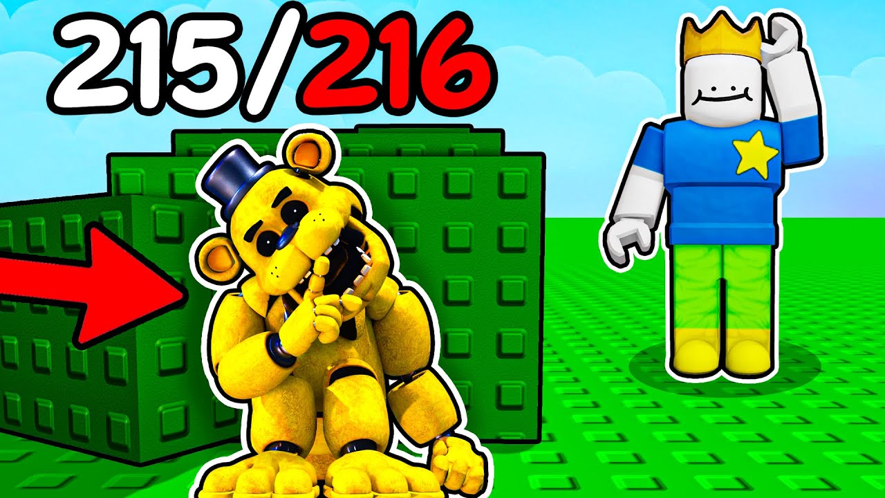 Finding ALL 216 FNAF CHARACTERS in Roblox...