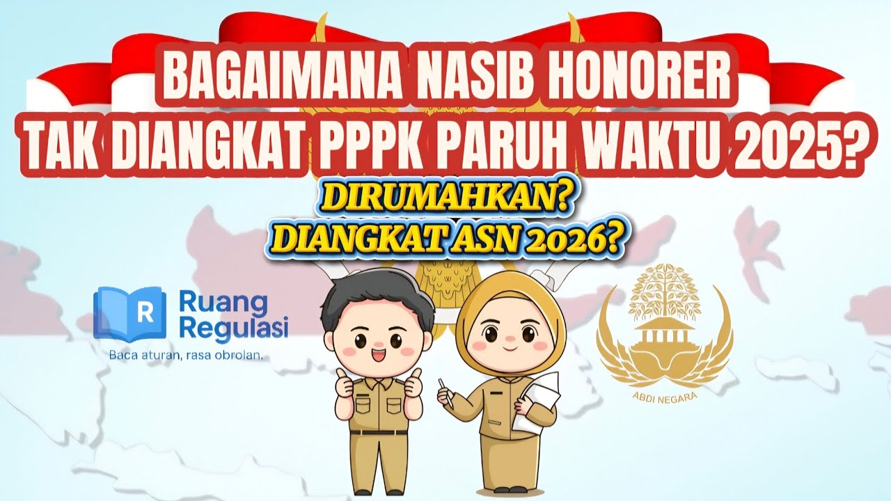 Bagaimana Nasib Honorer Yang Tak Diangkat PPPK Paruh Waktu 2025?
