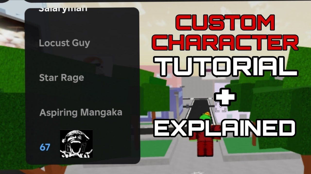 CUSTOM CHARACTER BLOCK TUTORIAL.  (JJS SKILLBUILDER / ROBLOX )