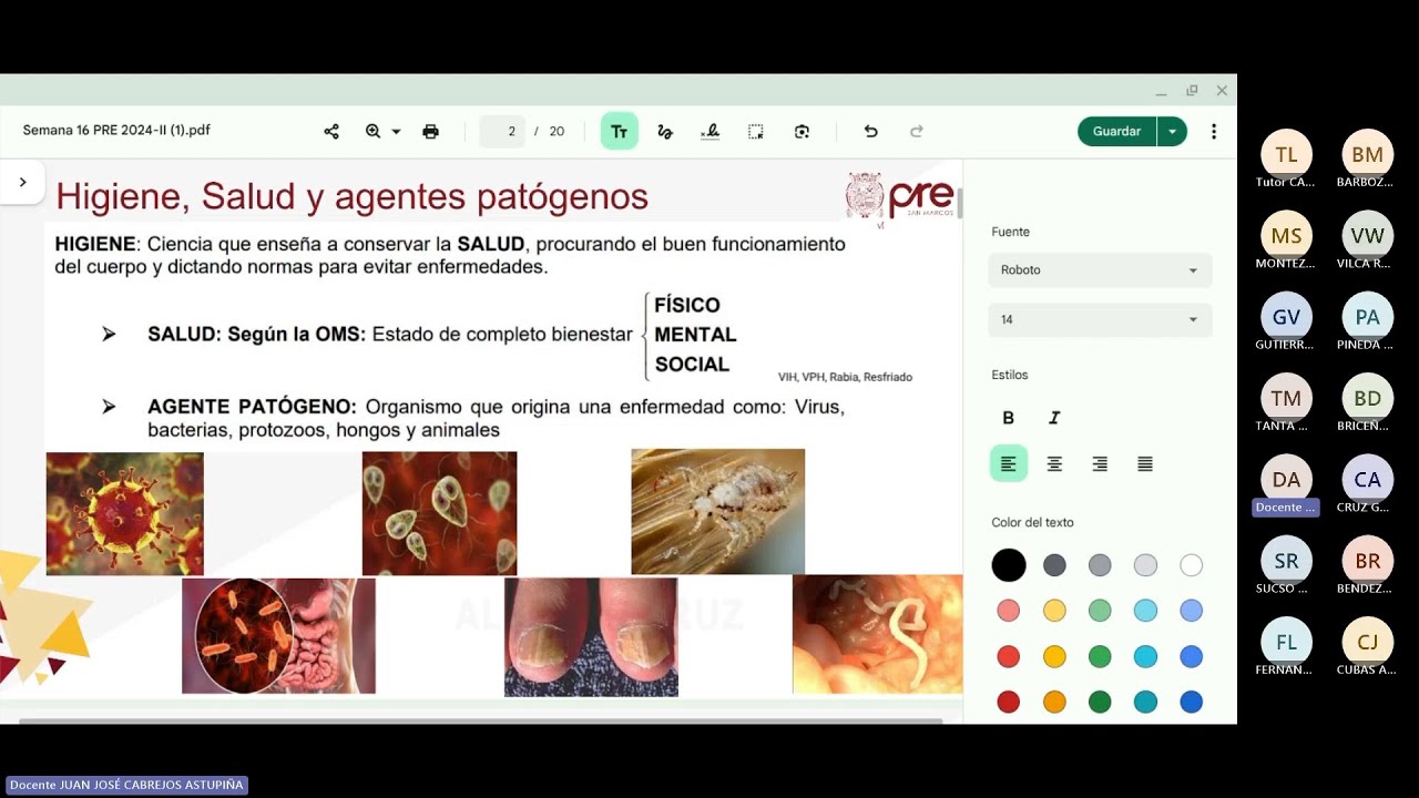 Biología - Semana 16 - Pre San Marcos Ciclo 2025-II (Nuevo Ciclo)