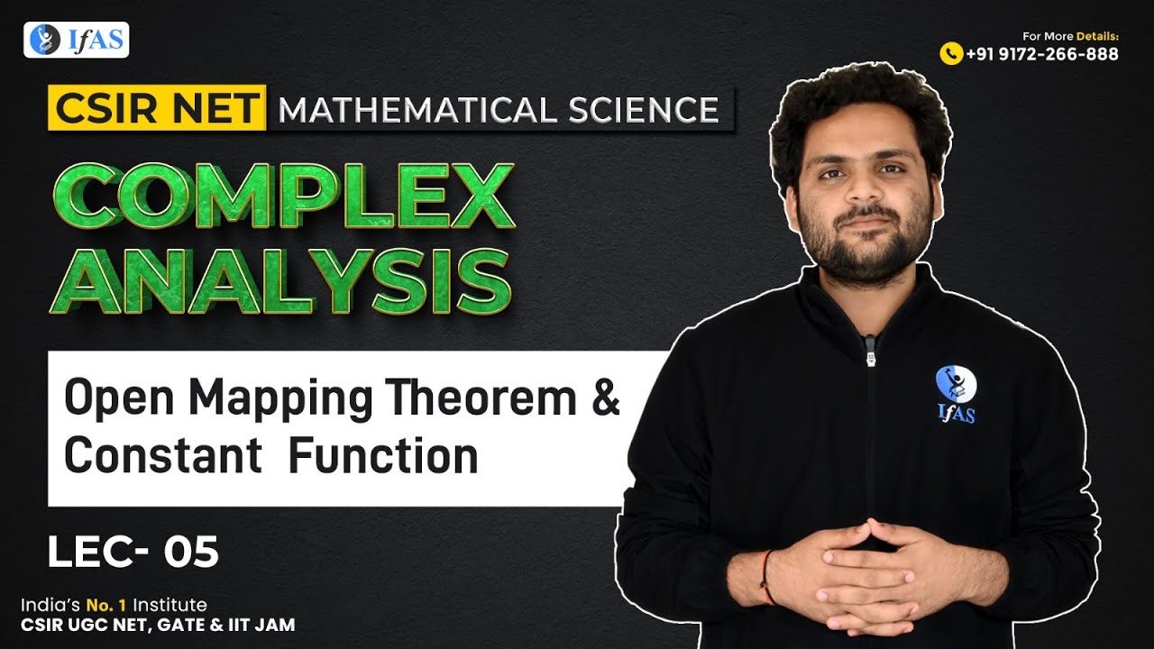 CSIR NET: Open Mapping Theorem In Functional Complex Analysis Maths