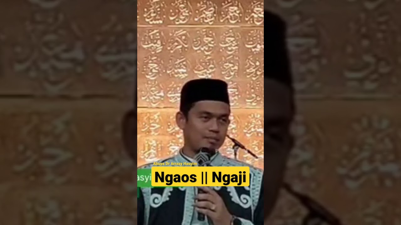 Ngaos / Ngaji || Abuya Dr Arrazy Hasyim