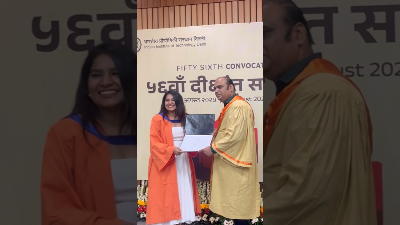 Finally Graduated from my Dream College - IIT Delhi🥺❤️ #iit #iitdelhi