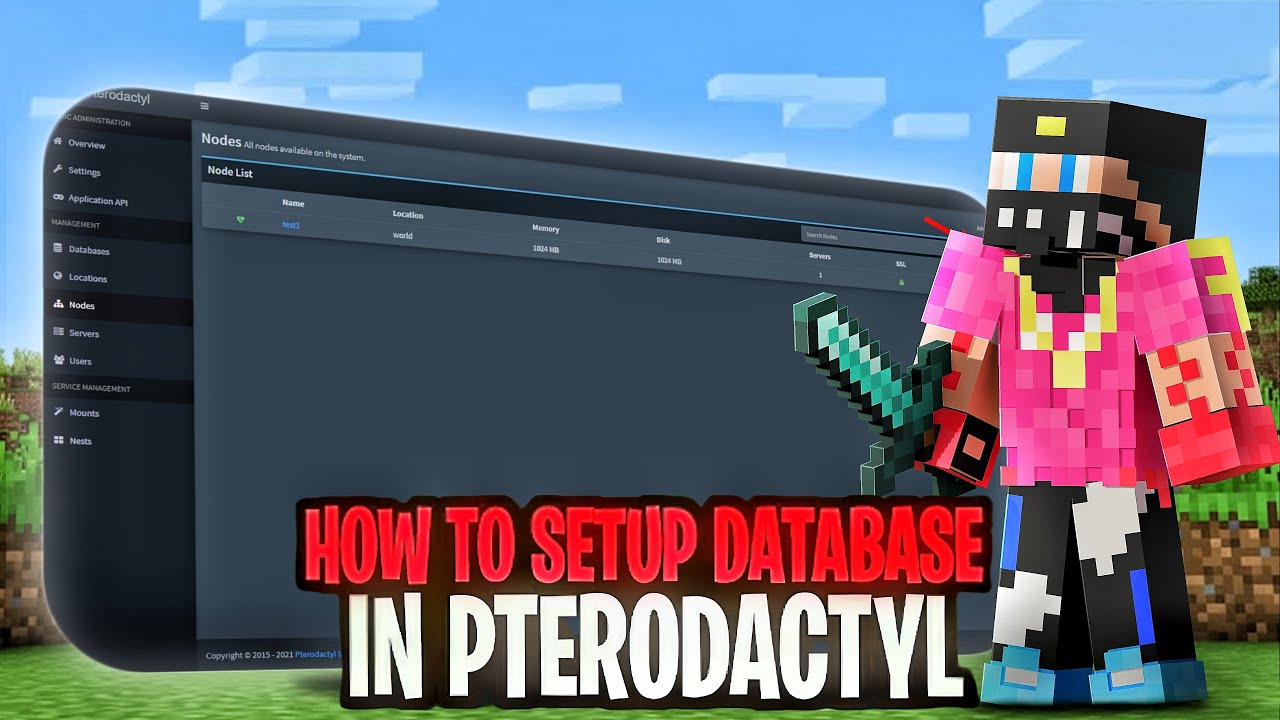 Make DataBase In Pterodactyl panel in vps || part - 9 ( database setup)