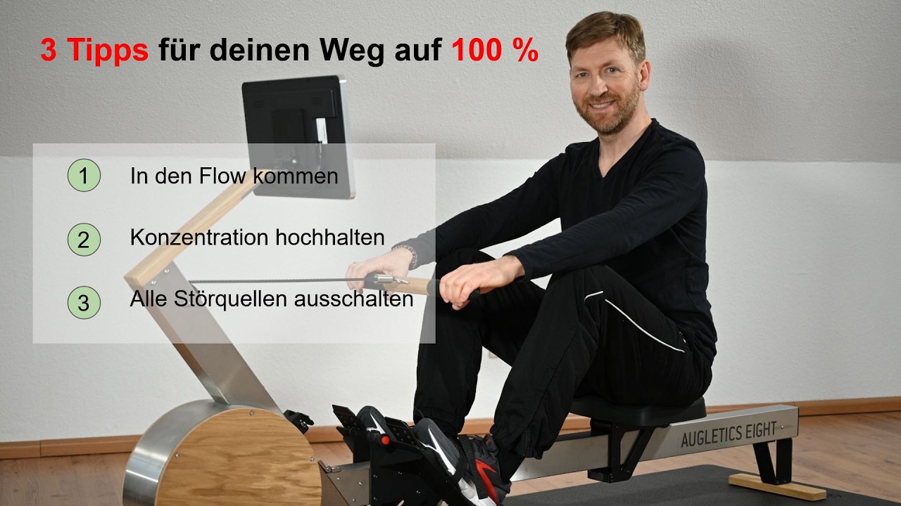 Von 99 auf 100 % Rudertechnik - diese 3 Tipps machen dich zur (Ruder-) Maschine!