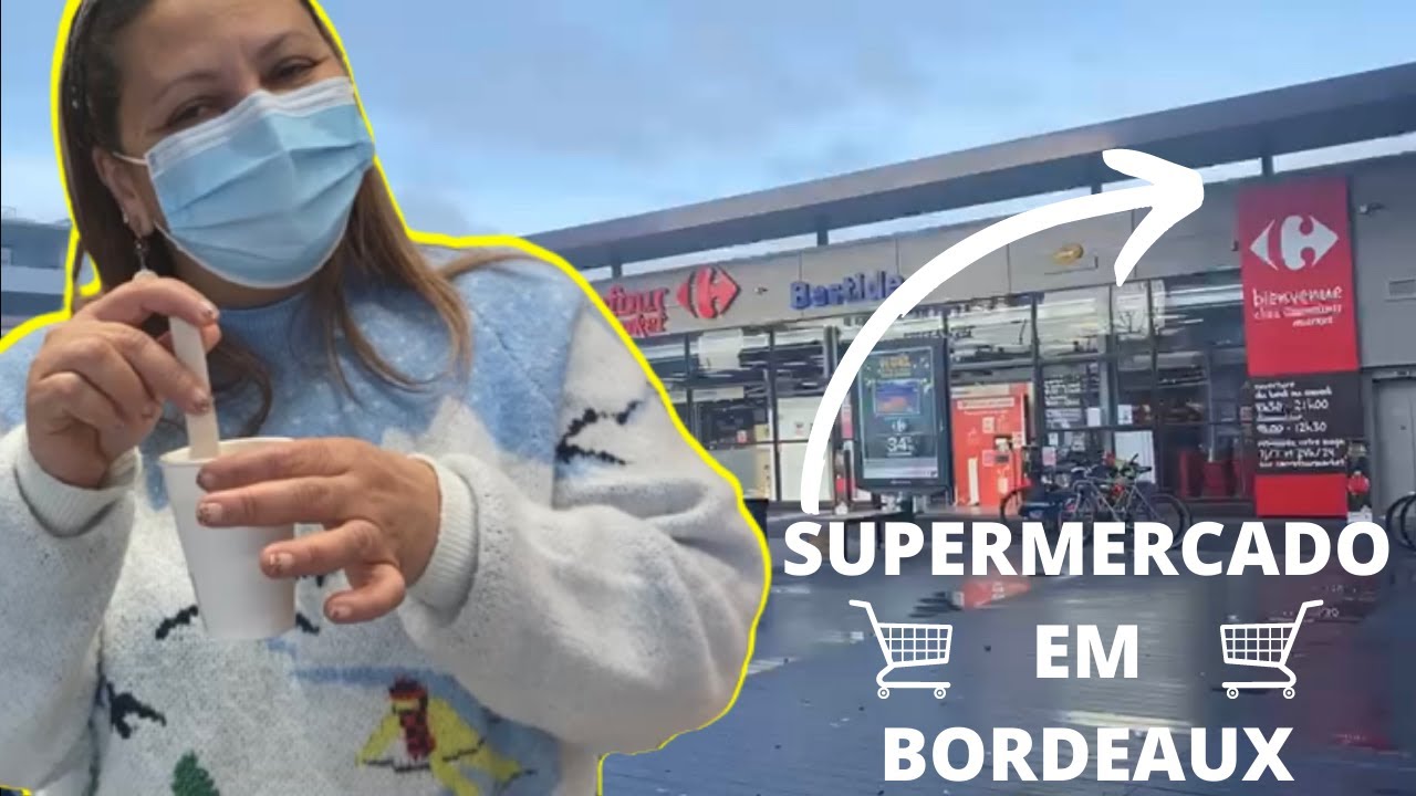 [4K] SUPERMERCADO EM BORDEAUX - CUSTO BAIXO - Bordeuax (P.2)
