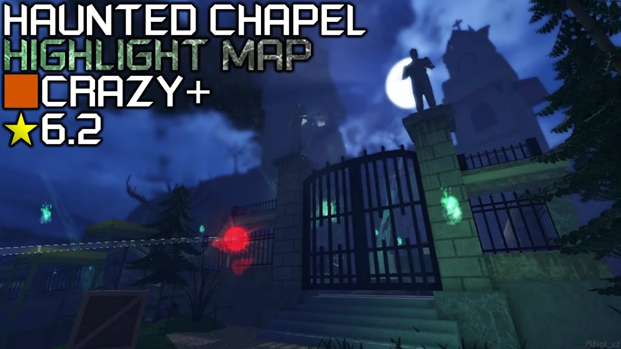 Roblox: Flood Escape 2 - Haunted Chapel [Highlight Map] (Crazy+ - 6.2)