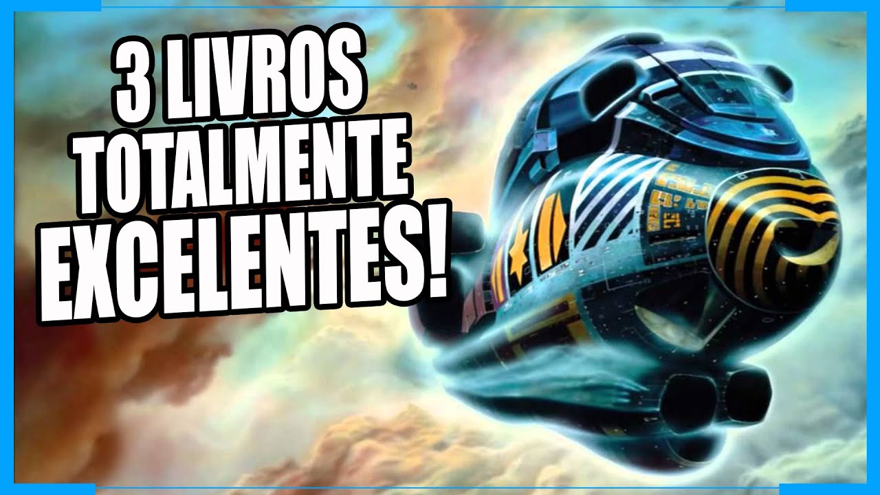 3 LIVROS DE FICÇÃO CIENTÍFICA CLÁSSICA pra EXPLODIR  a sua CABEÇA!