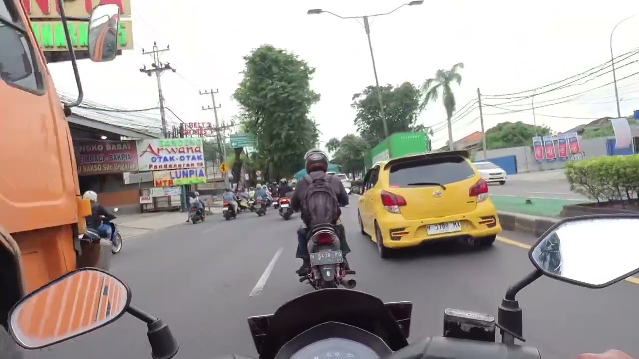 motoran dari Simpang Lima Semarang ke BSB City 19/01/26 16.30 wib